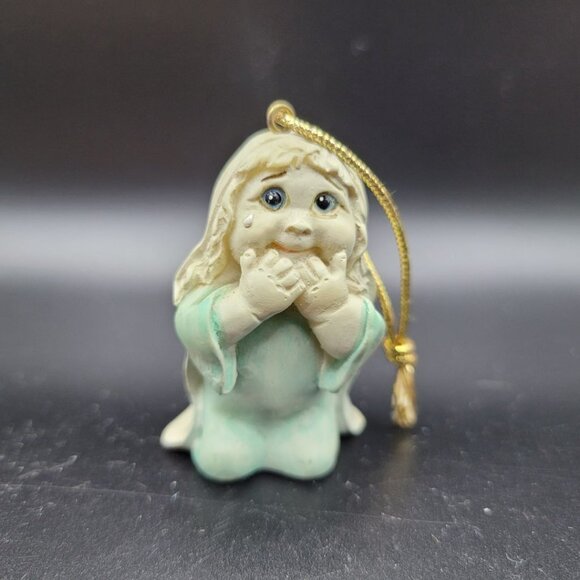 Giftco Dreamsicles Nativity Set 6 Piece Vtg Hanging Ornaments Big Eyes Small - Picture 3 of 8